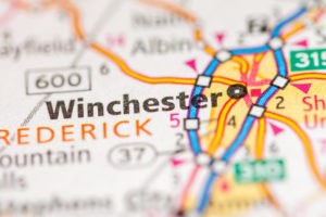 Map of Winchester VA